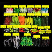 Charger l&#39;image dans la galerie, Weihe Lead Hook Bait Set 301 Pieces Of Bionic Bait, Fake Bait, Lure Bait, Soft Insect Bait