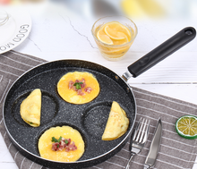 Laden Sie das Bild in den Galerie-Viewer, Non-stick pan fried egg pot mini egg dumpling pot egg dumpling mold four hole pan