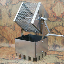 Carica l&#39;immagine nel visualizzatore di Gallery, Hand Cranked Bean Roaster Mesh Grill Stainless Steel