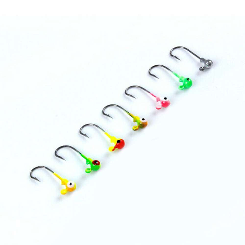 Luya Hook Luminous Color Lead Head Hook Soft Bait Set