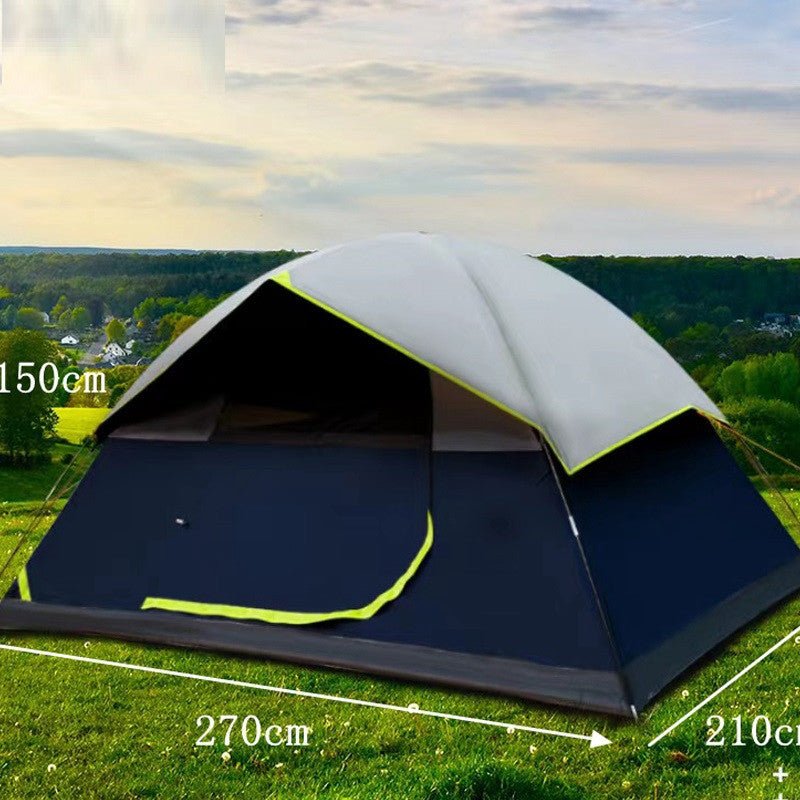 4 Person Black Coated Darkroom Tent For Camping Family Backpacking Tents - Bloomfield's