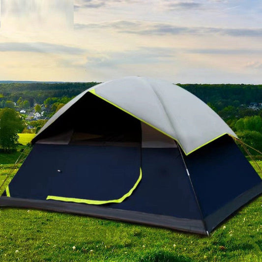 4 Person Black Coated Darkroom Tent For Camping Family Backpacking Tents - Bloomfield's