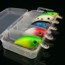 Laden Sie das Bild in den Galerie-Viewer, WALK FISH 5Pcs Lot Fishing Lure 5 Color Minnow Road Bait Small Fatty Fish Bait Fishing Gear Hard Bait Spinner Artificial Bait