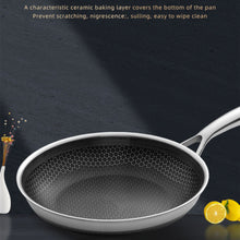 Laden Sie das Bild in den Galerie-Viewer, Stainless Steel Household Steak Omelet Pancake Pan