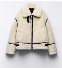 画像をギャラリービューアに読み込む, Fashion Casual Berber Fleece Coat