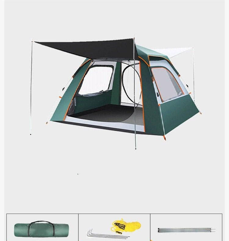Foldable Automatic Thickening Sunscreen Wild Picnic Home Full Set Camping Tent