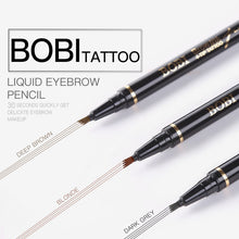 画像をギャラリービューアに読み込む, Slim Eye Black Four Pronged Eyebrow Pencil Three In One Set