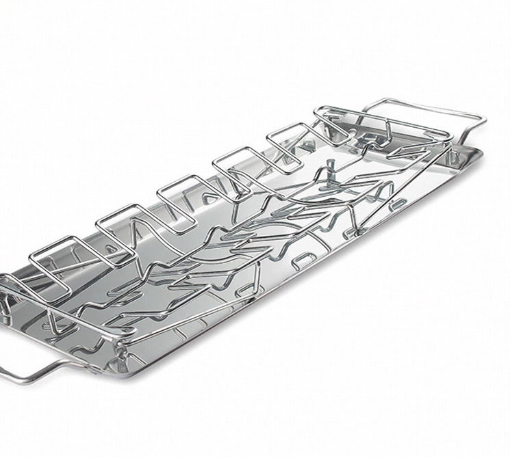 Galvanized Chicken Leg Rack Folding Grill