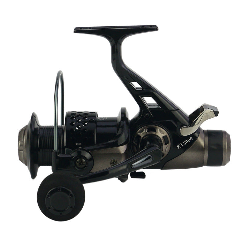 Metal Head Front And Rear Brake Fishing Reel