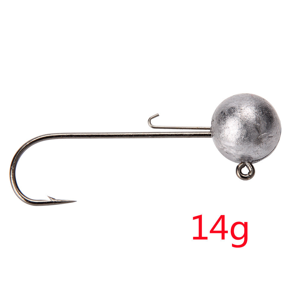 Long hook, lead head hook, special hook for fake bait