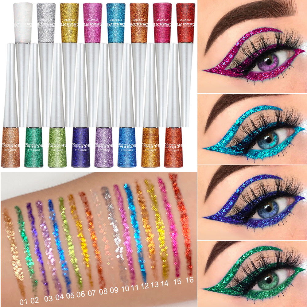 Creative Multicolor Glitter Liquid Eyeliner Set