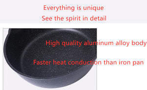 Pan small frying pan deep type home wok nougat pot non-stick pan