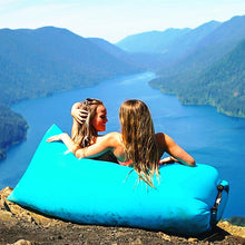 画像をギャラリービューアに読み込む, Outdoor Air Sofa Fast Inflatable Laybag Hangout Lounger Beach Air Bed Folding Sleeping Bag Lazy Sofa Lazy Air Sofa