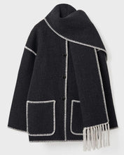 画像をギャラリービューアに読み込む, Women&#39;s Scarf Tassel Fashion Woolen Coat