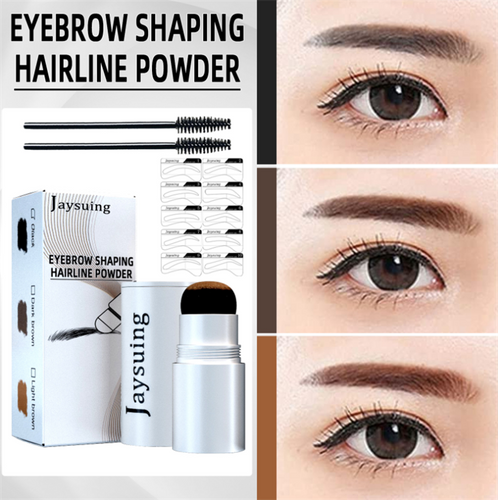 Waterproof And Sweatproof Eyebrow Powder Stamp Set