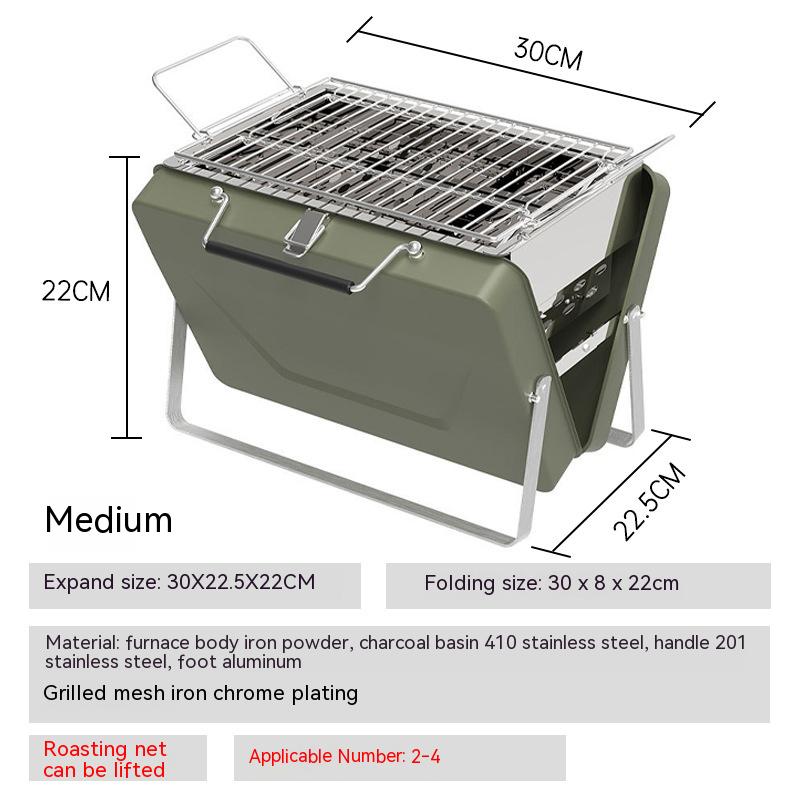 Household Outdoor Portable Folding Grill Stove