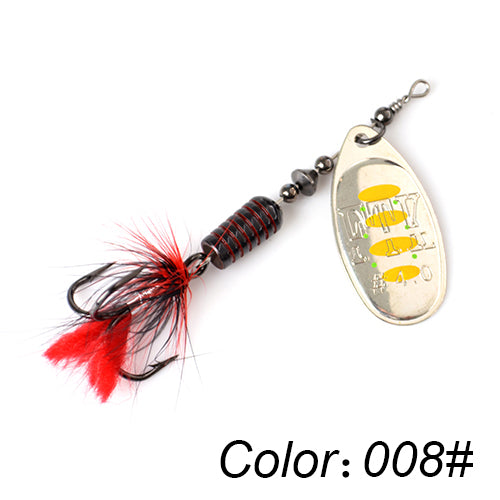 Special bionic bait fishing gear for rotating metal sea fishing