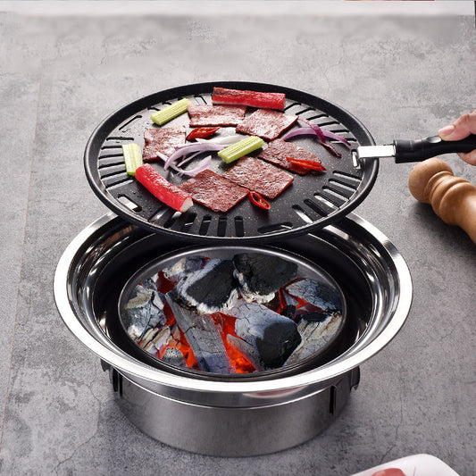 Korean Non-Stick Stainless Steel BBQ Grill