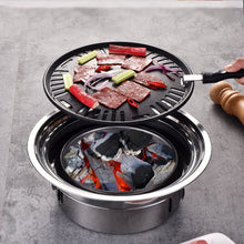 Charger l&#39;image dans la galerie, Korean Non-Stick Stainless Steel BBQ Grill