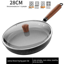 Laden Sie das Bild in den Galerie-Viewer, Medical Stone Frying Pan Non-stick Multi-functional Pan Light Oil Smoke Griddle