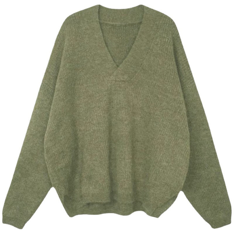 Women's Solid Color Casual Sweater Top