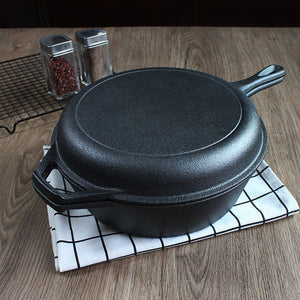 Household Non-stick Flat Pan With Single Handle