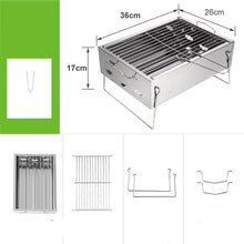 Charger l&#39;image dans la galerie, Mini Small Outdoor Charcoal Grill Tool