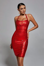 Load image into Gallery viewer, Halter Sleeveless Tube Top Hip Dress