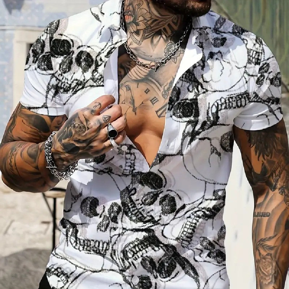 Men's Fashionable Short Sleeved Shirt