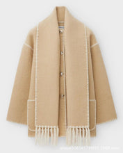 画像をギャラリービューアに読み込む, Women&#39;s Scarf Tassel Fashion Woolen Coat