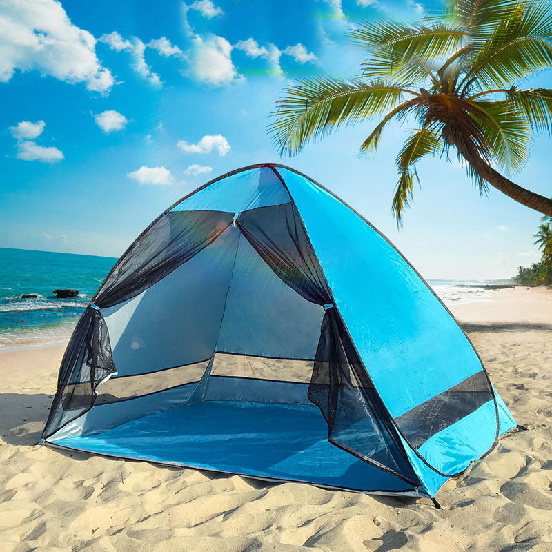 Automatically Mosquito-proof Beach Shade In 2 Seconds