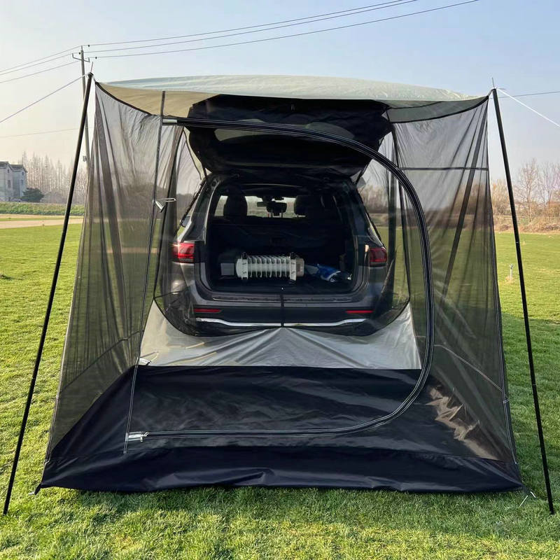 Outdoor Self-driving Travel Camping Barbecue Car Tail Extension Tent Multi-person Rain-proof Sunshade Trunk Tent