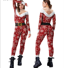 Charger l&#39;image dans la galerie, Men&#39;s And Women&#39;s Christmas Snowflake Digital Printing One-piece