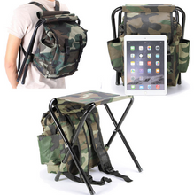 画像をギャラリービューアに読み込む, Folding chair outdoor leisure portable folding fishing stool hiking backpack