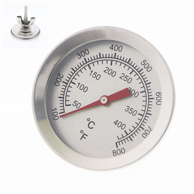 Stainless Steel Deep Frying Pan Kitchen Thermometer