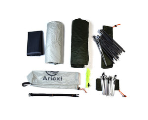 Lightweight Double Layer Rain Proof Four Seasons Aluminum Pole Tent