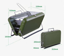 Laden Sie das Bild in den Galerie-Viewer, Easy Travel Portable Charcoal Outdoor Grill