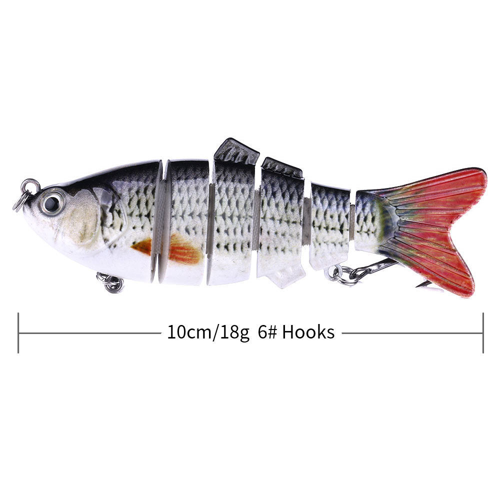 Multi-section Bionic Fake Bait Fish Road