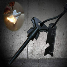 画像をギャラリービューアに読み込む, Fire Starter Flint Steel Striker Ferro Rod Waterproof Firesteel Camping Lighter