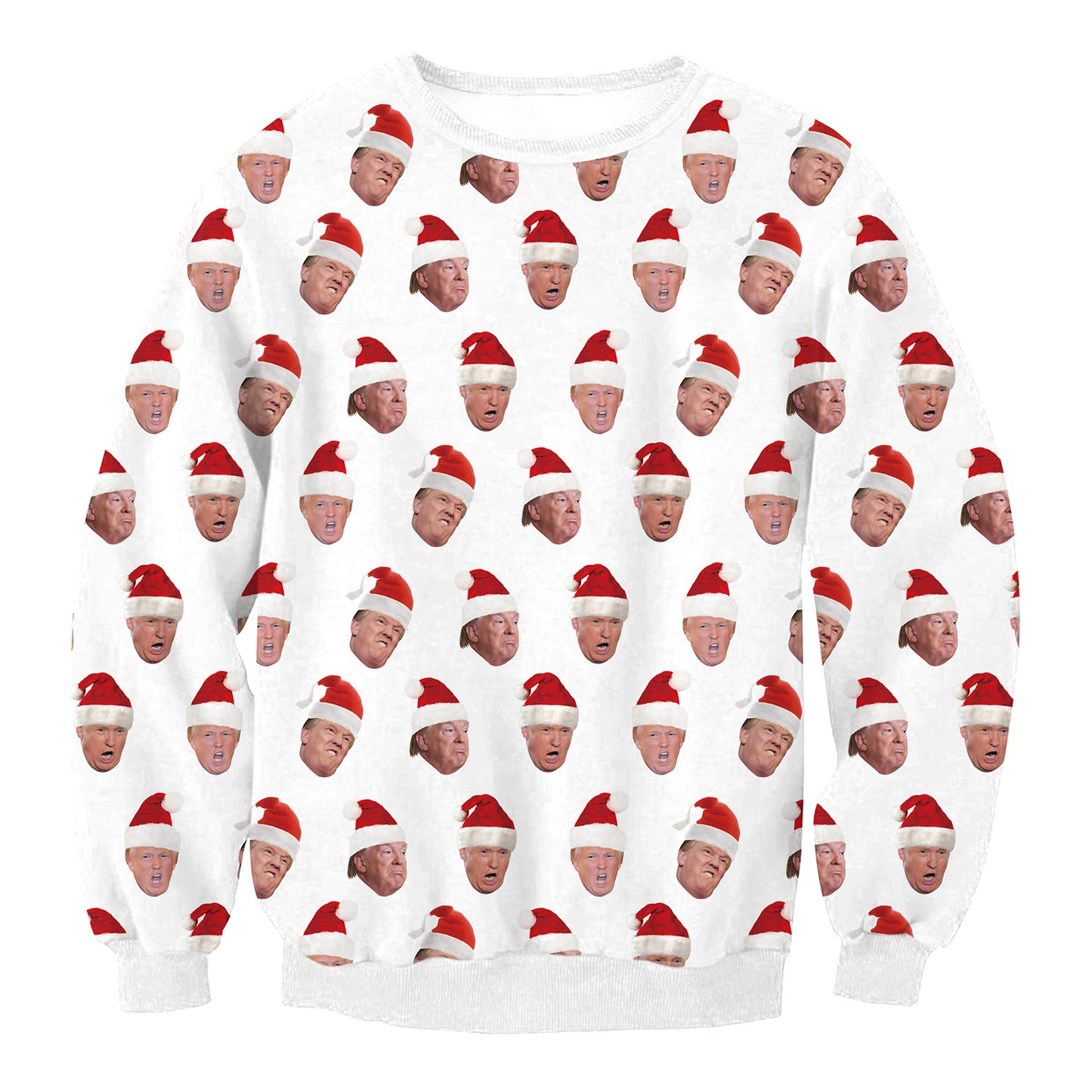 Women's Santa Claus Elk Long Sleeve Round Neck Loose Sweatshirt