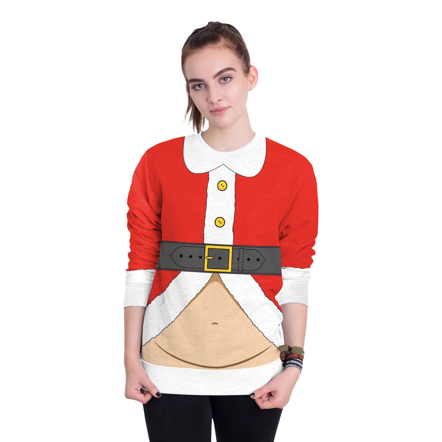 Women's Christmas 3D Digital Printed Pullover Sweatshirt