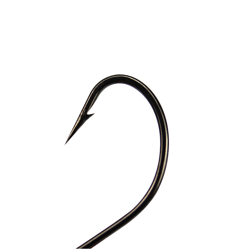 Balance Single Black Nickel Crank Hook With Double Holes