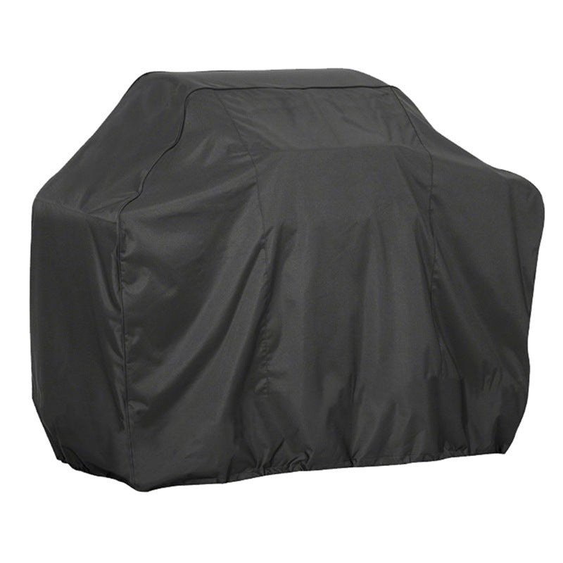 BBQ Grill Cover 210d Oxford Cloth BBQ Cover Outdoor Waterproof, Dustproof And Sunscreen Grill Cover