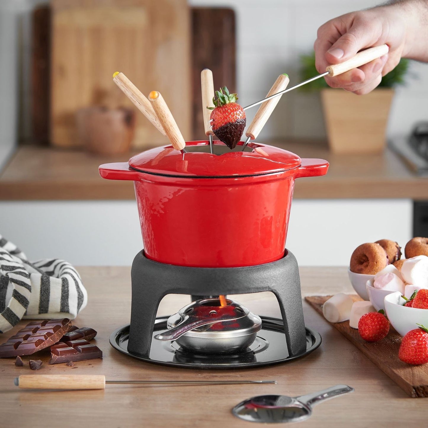 Small Cheese Chocolate Fondue Alcohol Stove