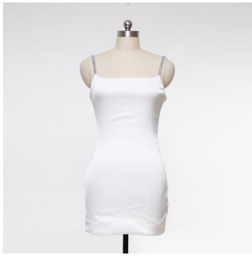 New Women's Slim-fit Chain Strap Dress