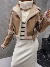 画像をギャラリービューアに読み込む, Women&#39;s Fur Integrated Long-sleeved Coat