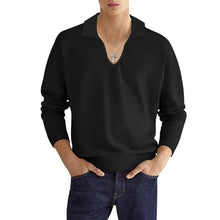 画像をギャラリービューアに読み込む, Men&#39;s Fashion Casual Solid Color Long Sleeve