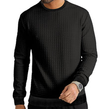 画像をギャラリービューアに読み込む, Men&#39;s Fashion Casual Round Neck Long Sleeve T-shirt