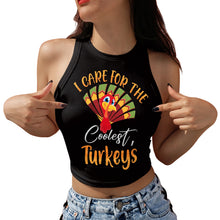 Carica l&#39;immagine nel visualizzatore di Gallery, Women&#39;s Tight Letter Turkey Digital Printing Shirt