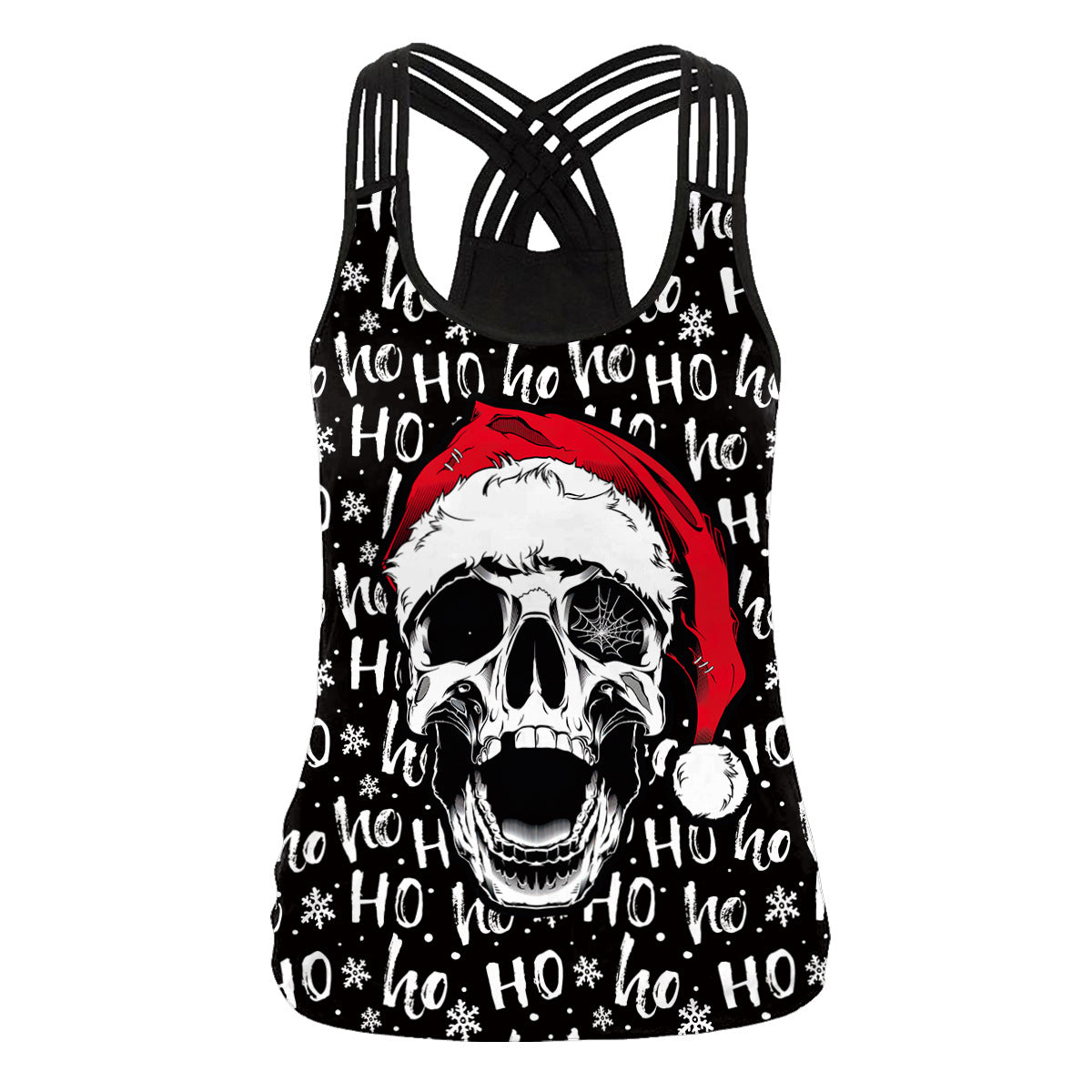 Women's Wansheng Night Skull Letter Digital Printing Camisole